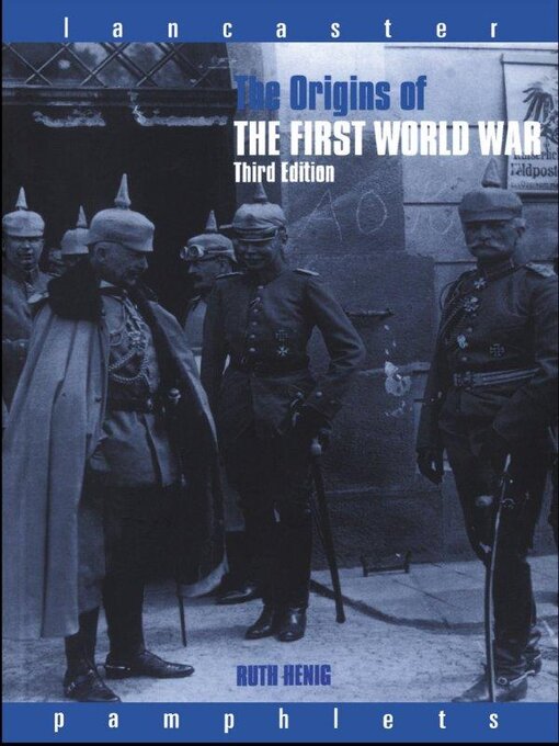 Upplýsingar um The Origins of the First World War eftir Ruth Henig - Biðlisti